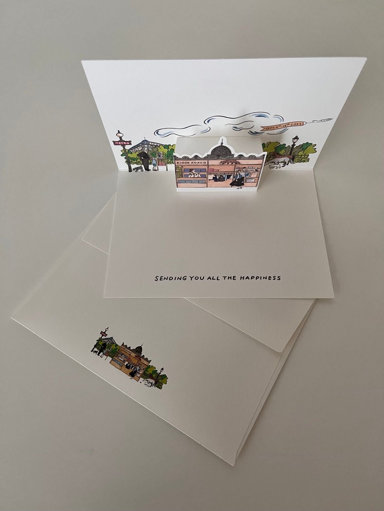 KIOSK FOXCO ポップアップカード / KIOSK FOXCO Pop Up Card