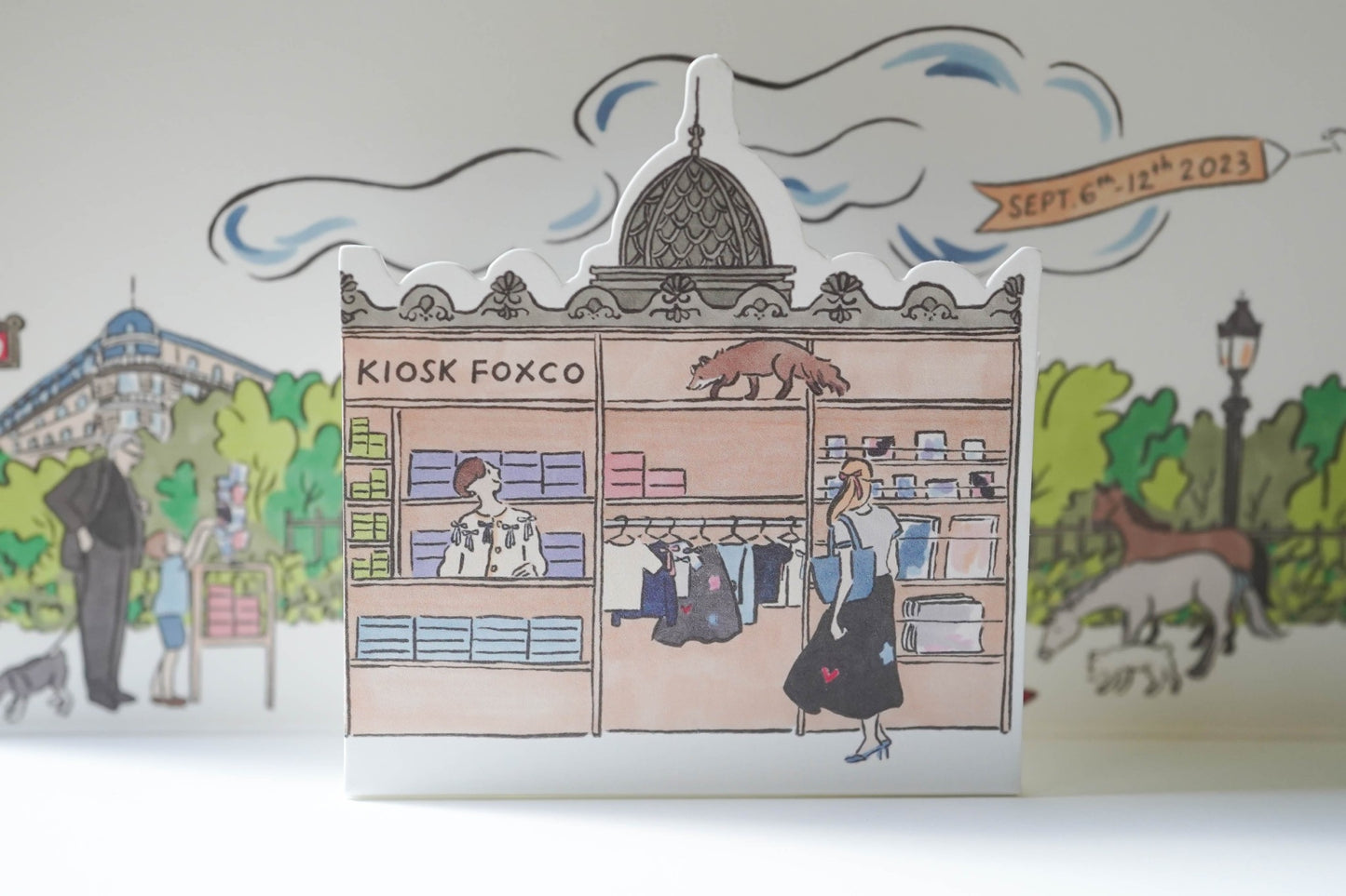 KIOSK FOXCO ポップアップカード / KIOSK FOXCO Pop Up Card