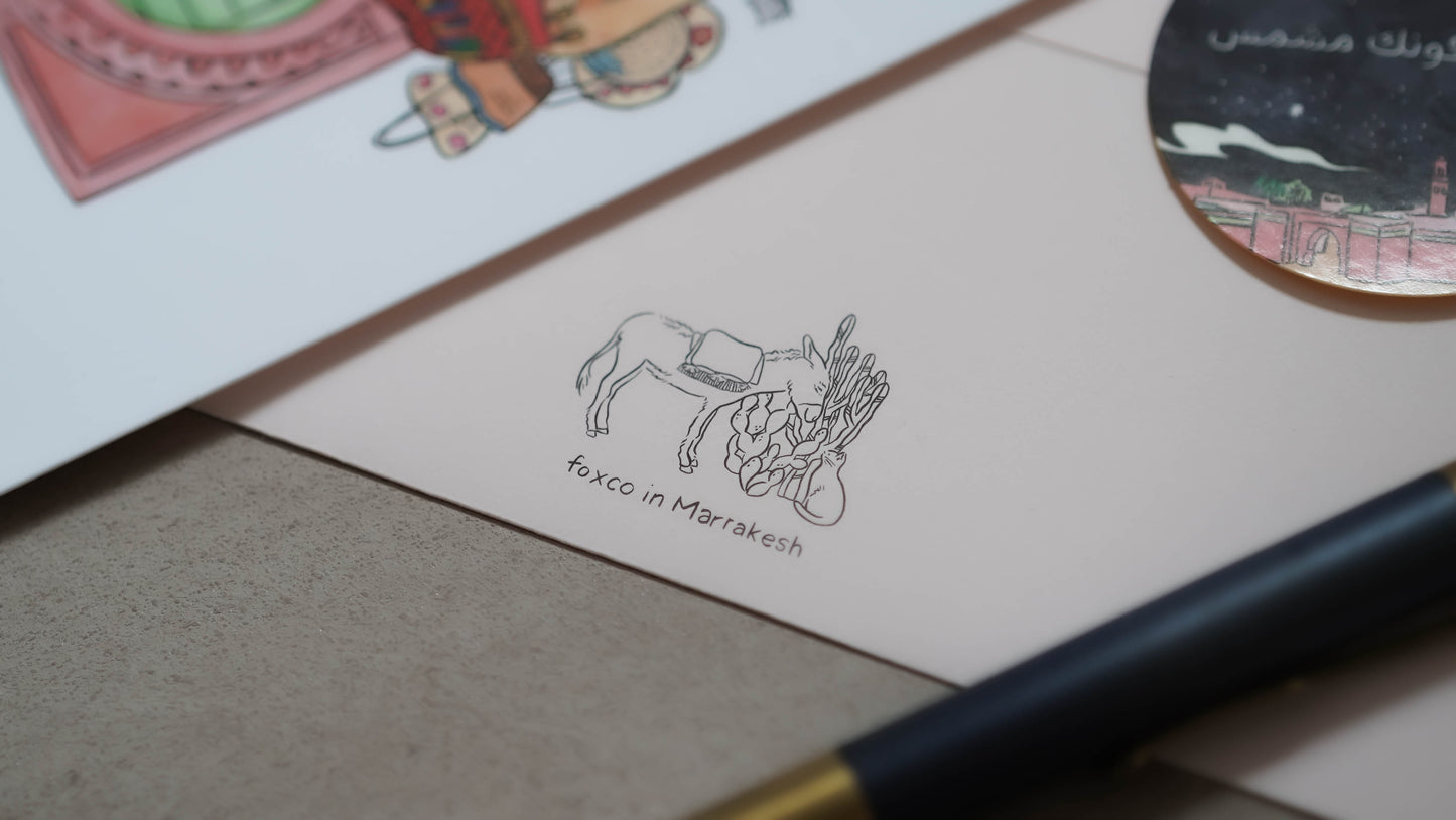 マラケシュカード・ステッカーセット / Marrakech Cards and Stickers