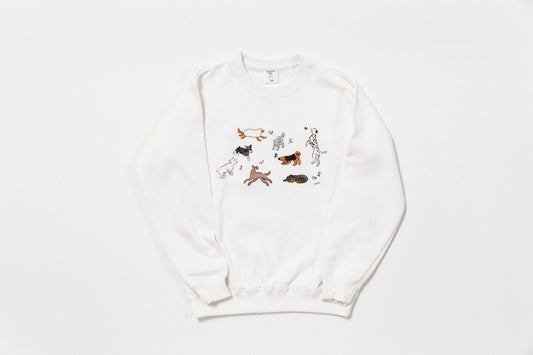 Kids - INDEPENDENT DOGS SWEATSHIRT 2025 / WHITE (オンライン受注販売 1月7日〜2月2日)