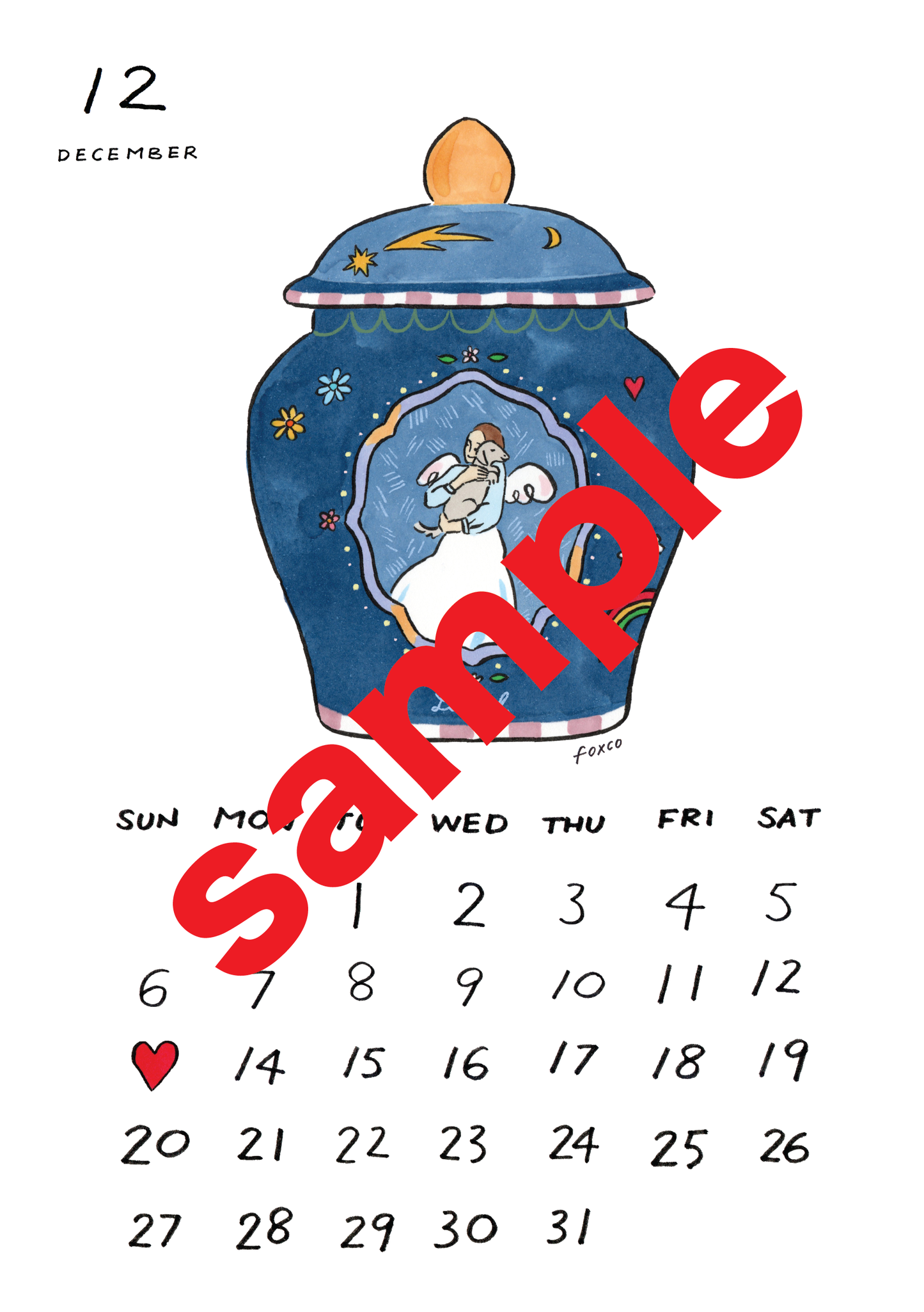 【受注販売 2025年10月18日〜11月16日】2026 カレンダー / Pre Order 2026 Calendar