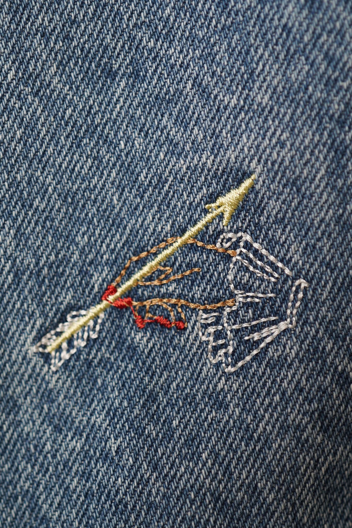 ジーンズ / Embroidered Jeans